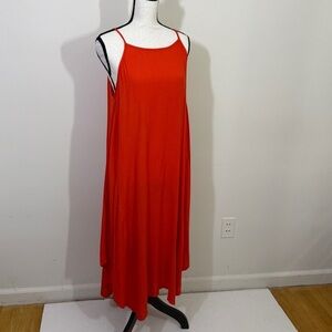 Mud Pie Red Halter Sundress Midi